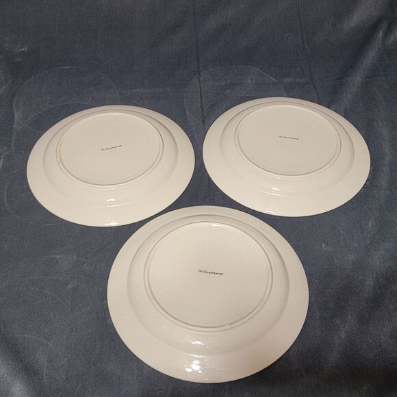 3 Brylane Home Lemon Dinner Plates - Picture 2 of 6